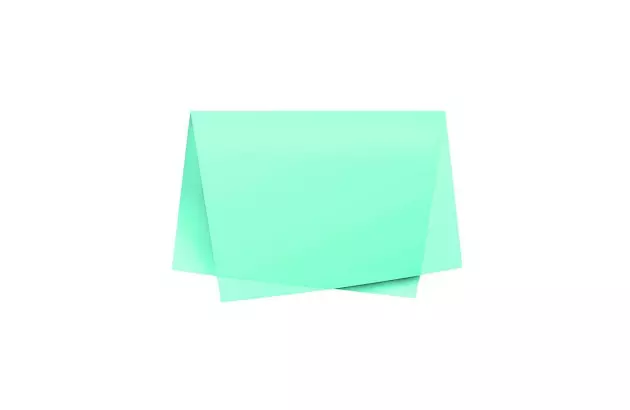 PAPEL DE SEDA VERDE BANDEIRA 48X60 CM - FOLHA