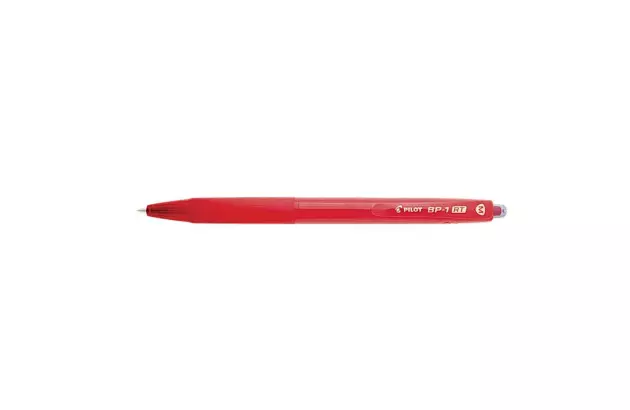 CANETA ESFEROGRÁFICA 1.0 BP-1 RT VERMELHA PONTA MÉDIA RETRATIL – PILOT