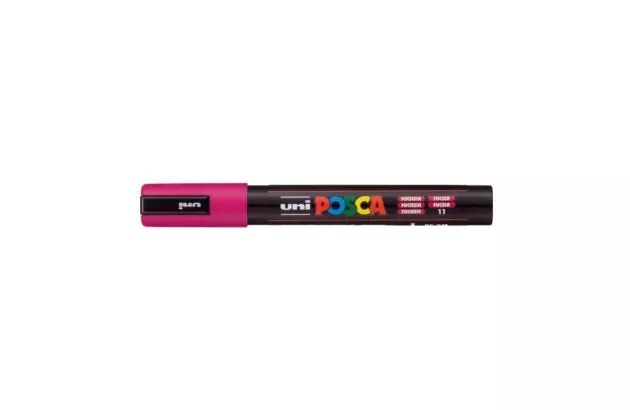 CANETA UNI POSCA PC-5M MEDIUM FUCHSIA