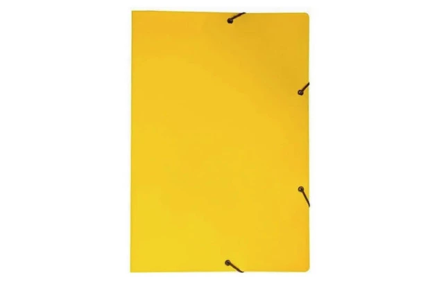 PASTA ABA ELÁSTICO OFICIO CARTÃO DUPLEX 250G/M² COR AMARELO - UNIDADE | FRAMA 295-1