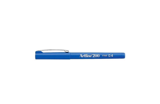 CANETA ARTLINE 200 FINE 0.4MM AZUL EK-200 | UNIDADE