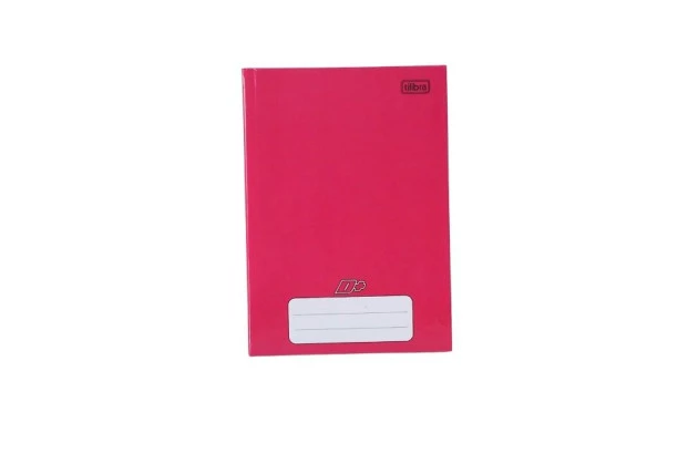 CADERNO 1/4 CAPA DURA COSTURADO 48F ROSA D+ 140X200MM - UNIDADE | TILIBRA