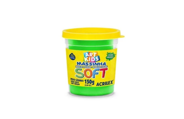 MASSA DE MODELAR SOFT 150G  VERDE ACRILEX 7315