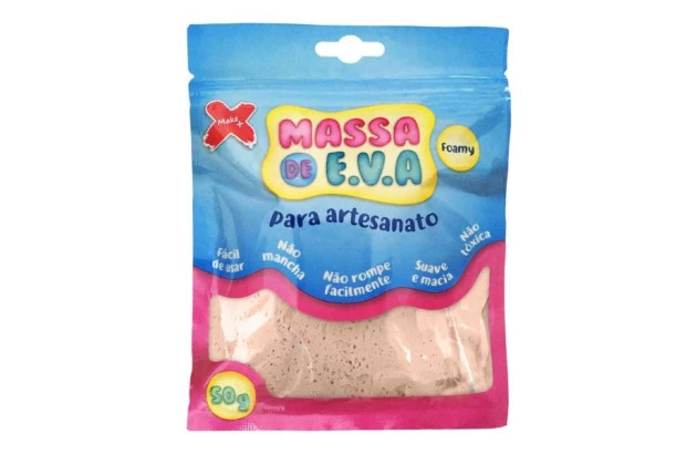 MASSA DE EVA 50G BEGE 13006 MAKE+