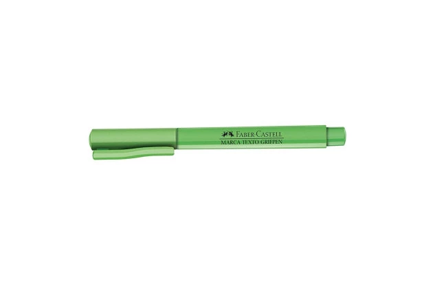 MARCA TEXTO GRIFPEN VERDE PONTA CHANFRADA - FABER CASTELL MT/VDZF