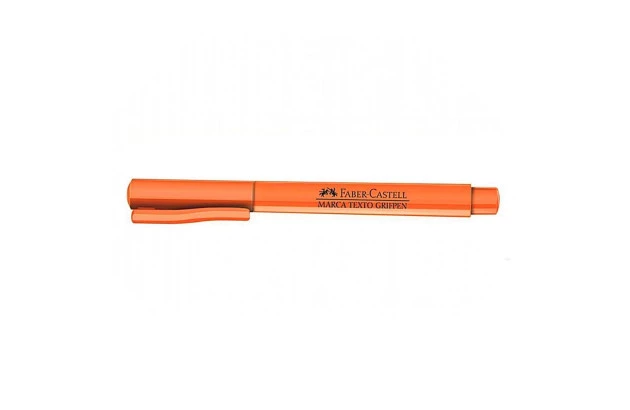 MARCA TEXTO GRIFPEN LARANJA PONTA CHANFRADA - FABER CASTELL MT/LAZF