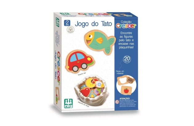 BRINQUEDO EDUCATIVO TATO  - 20 FIGURAS EM MADEIRA |INCLUSIVO