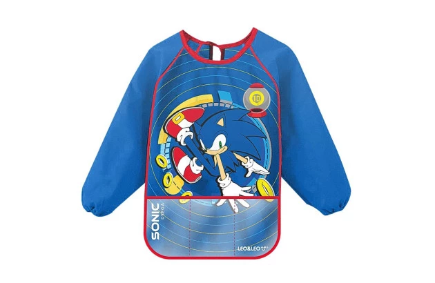AVENTAL INFANTIL COM BOLSO SONIC INCLUSÃO LEO&LEO – 10145