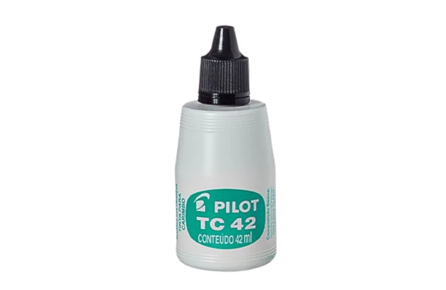 TINTA PARA ALMOFADA DE CARIMBO TC 42ML PRETO PILOT
