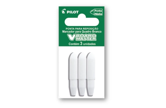 PONTA PARA MARCADOR DE QUADRO BRANCO V-BOARD MASTER COM 3 UND - PILOT