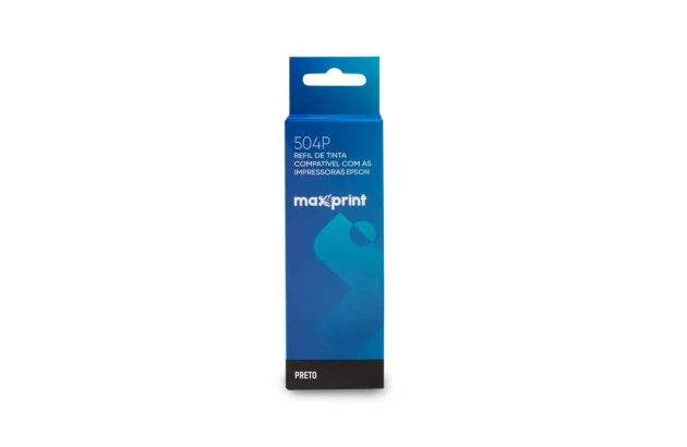 REFIL DE TINTA EPSON COMPATIVEL T504P 127ML PRETA EPS BLKG - MAXPRINT 6116814