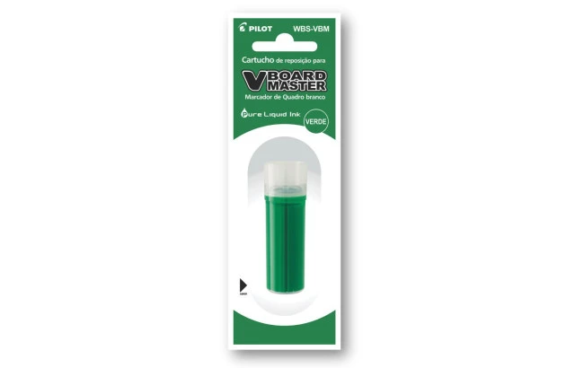 REFIL PARA MARCADOR DE QUADRO BRANCO V-BOARD MASTER VERDE - PILOT