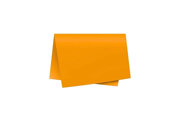 FOLHA DE PAPEL COLOR SET LISO LARANJA DUPLA FACE 48X66CM