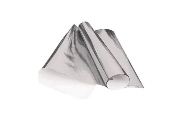 PAPEL LAMINADO 48X60CM PRATA - FOLHA