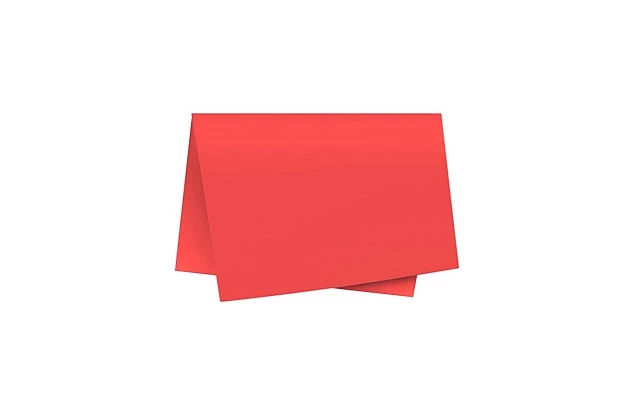 FOLHA DE PAPEL COLOR SET LISO VERMELHO DUPLA FACE 48X66CM