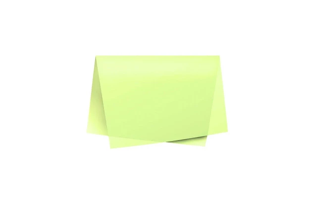 PAPEL DE SEDA VERDE LIMÃO 48X60 CM - FOLHA