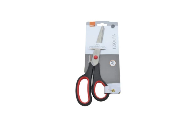 TESOURA AÇO INOX CABO EMBORRACHADO17CM TE1702 BRW