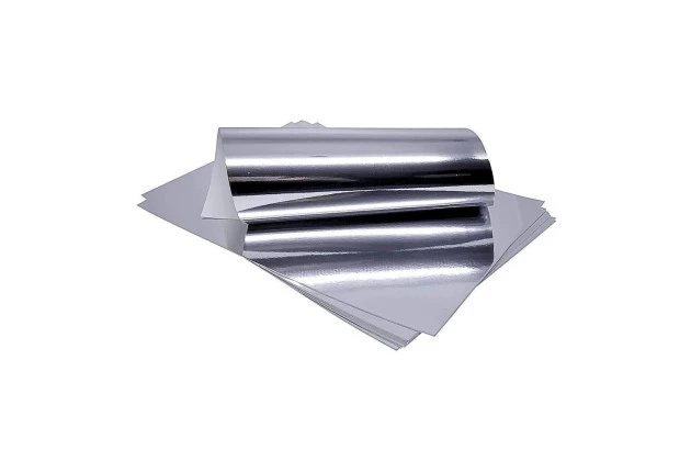 PAPEL CARTOLINA LAMINADO 48X60CM PRATA - FOLHA
