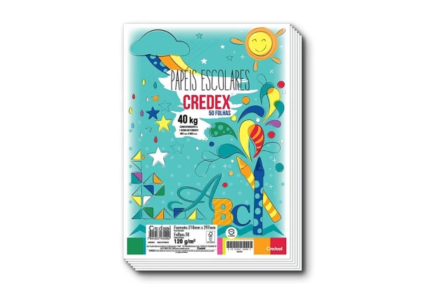 PAPEL SULFITE A4 40KG 120G CREDEX AP 40 PACOTE COM 50 FOLHAS CREDEX AP 40 CREDEAL