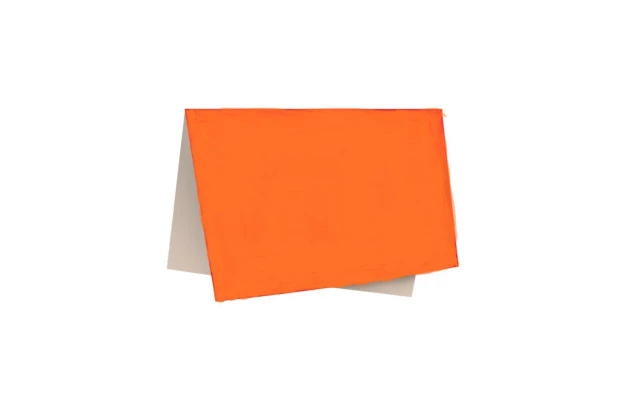 PAPEL CARTÃO FOSCO LARANJA 48X60 CM - FOLHA