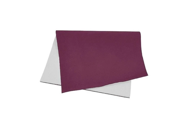 PAPEL CAMURÇA 40X60CM VINHO - FOLHA