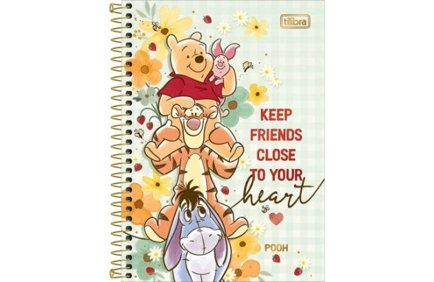 AGENDA ESPIRAL CAPA DURA M5 POOH 2026 TILIBRA