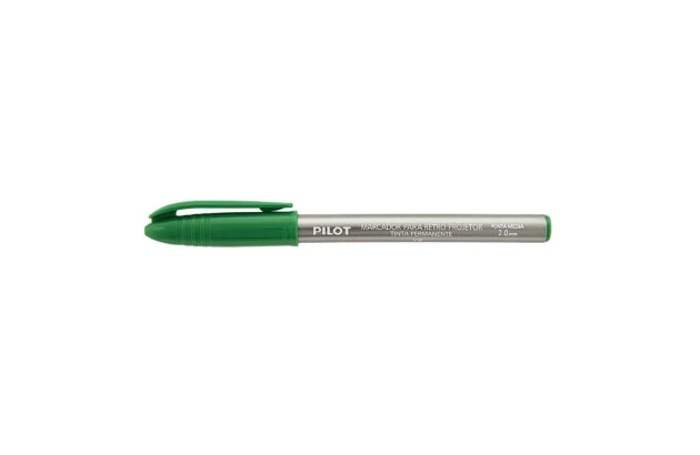 MARCADOR PARA RETRO PROJETOR 2.0 VERDE PONTA MÉDIA PERMANENTE PILOT
