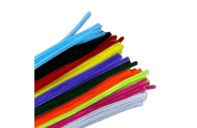 LIMPADOR DE CACHIMBO CORES PACOTE 10 UNDIDADES - HASTES CHENILLE