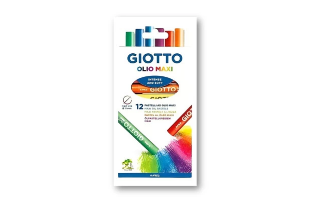 GIZ PASTEL ÓLEO 12 CORES GIOTTO OLIO MAXI - FILA F293400