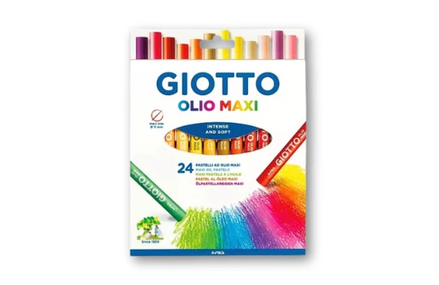 GIZ PASTEL ÓLEO 24 CORES GIOTTO OLIO MAXI - FILA F293800
