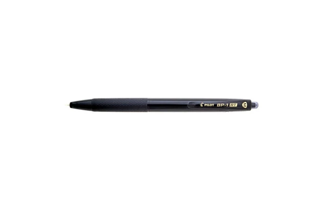 CANETA ESFEROGRÁFICA 1.0 BP-1 RT PRETA PONTA MÉDIA RETRATIL – PILOT
