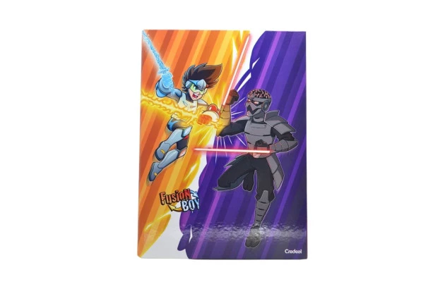 CADERNO UNIVERSITARIO COSTURADO CD 96F FUSION BOY CREDEAL 282328