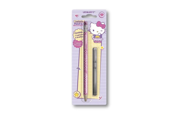 LAPISEIRA 2.0 HELLO KITTY COM 5 GRAFITES LEO&LEO - 10220