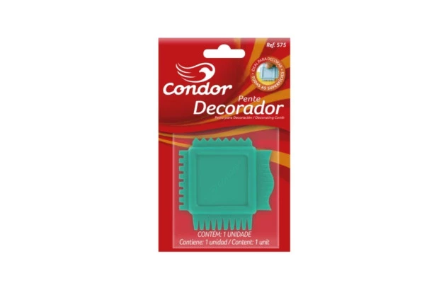PENTE DECORADOR 4 FACETAS 575 CONDOR