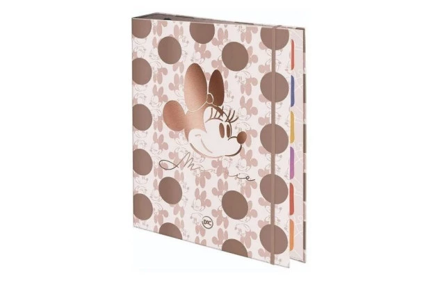 FICHARIO ARGOLADO MINNIE 48 FOLHAS
