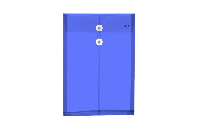 PASTA PLASTICA VAI E VEM ZUL 260X360 ACP