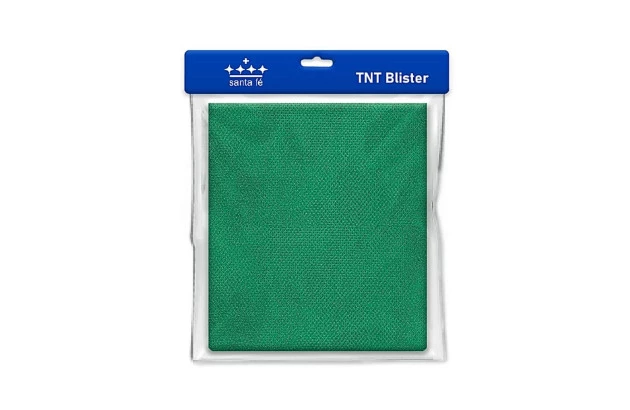 TNT 40G FINO  VERDE BILHAR 3M X 1,40CM BLISTER  -SANTA FÉ