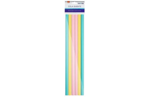 COLA BASTÃO QUENTE PASTEL FINO 7.5X300MM PCT/6 BRW CQ2012