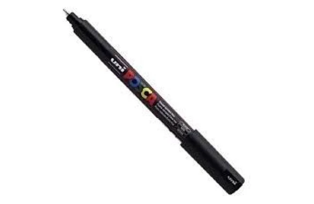 CANETA POSCA PC-1MR 0.7MM PRETA UNI-BALL