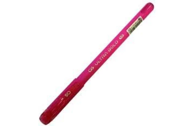 CANETA ESFEROGRÁFICA 1.0 ULTRA BOLD ROSA CIS - PONTA AGULHA 2 VEZES MAIS TINTA