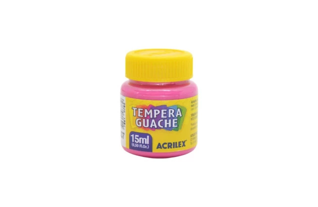 TINTA GUACHE 15ML ROSA 537 ACRILEX - UNIDADE