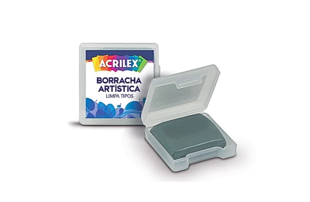 BORRACHA ARTÍSTICA LIMPA TIPOS ACRILEX 21901