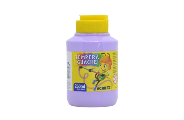 TINTA GUACHE 250ML LILAS 528 2025 ACRILEX
