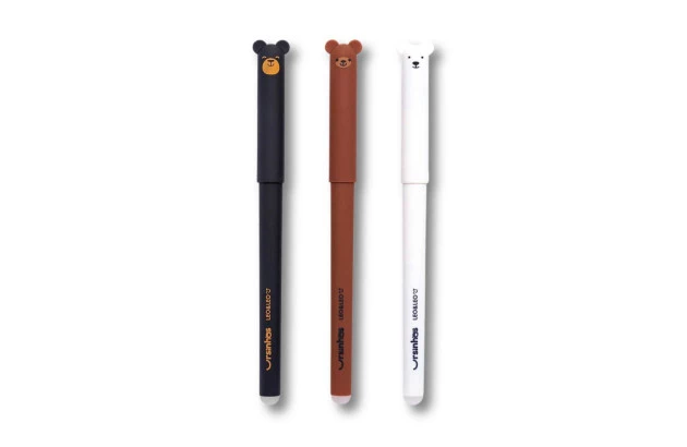 CANETA GEL 0.7 APAGÁVEL URSINHOS SORTIDOS LEO&LEO 97970