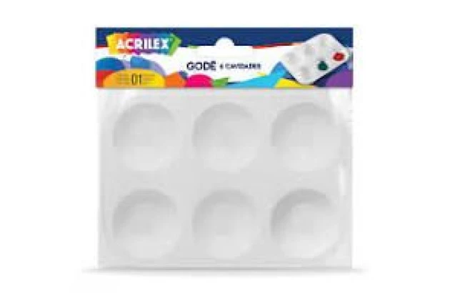 GODE COM 6 CAVIDADES ACRILEX 33506