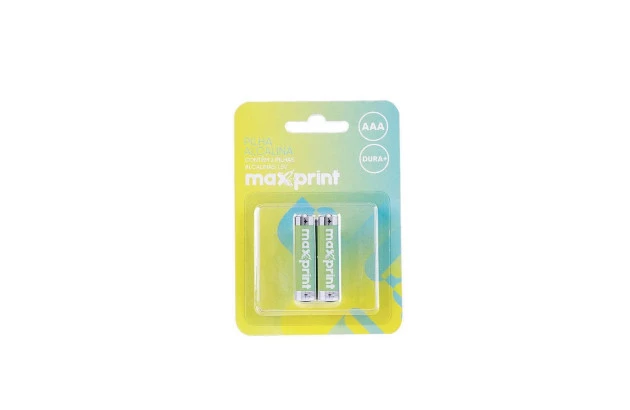 PILHA ALCALINA AAA PALITO 1,5V COM 2 UND MAXPRINT – 756358