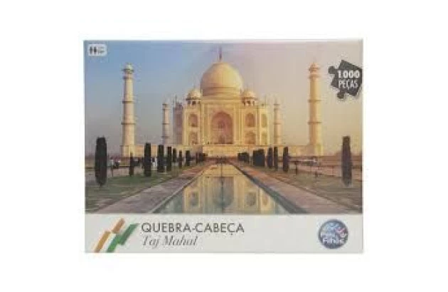 QUEBRA CABEÇA 1000 PEÇAS TAJ MAHAL |  + 10 ANOS | PAIS & FILHOS REF 7267