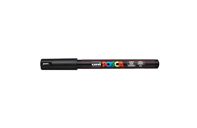 CANETA POSCA PC-1MR PRETA - PONTA EXTRAFINA 0,7MM |UNI-BALL