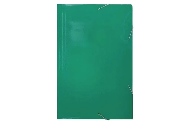 PASTA ABA ELÁSTICO OFICIO CARTÃO DUPLEX 250G/M² COR VERDE - UNIDADE | FRAMA 295-245