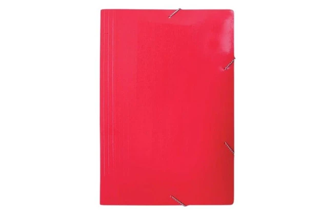 PASTA ABA ELÁSTICO OFICIO CARTÃO DUPLEX 250G/M² COR VERMELHO - UNIDADE | FRAMA 295-257